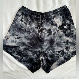 Torrid Black Tie-Dye Shorts